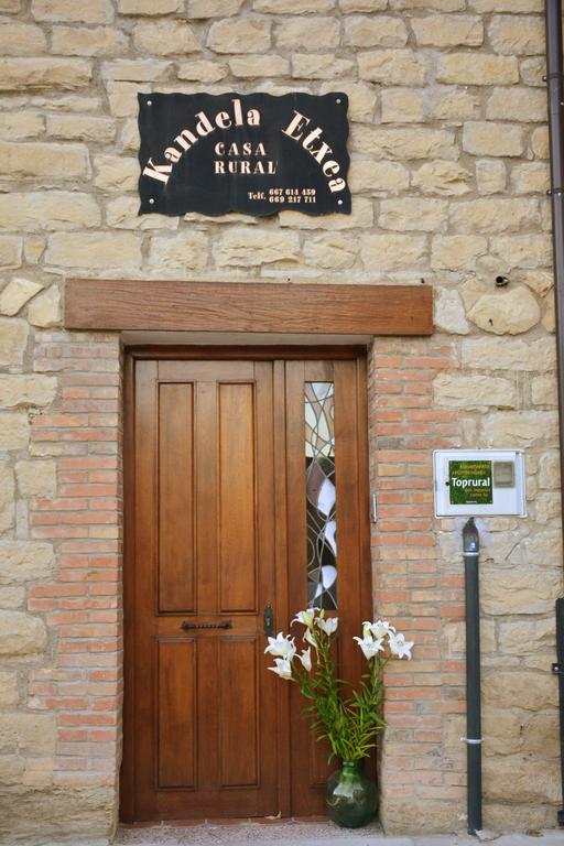 Casa Rural Kandela Etxea La puebla de Labarca ภายนอก รูปภาพ