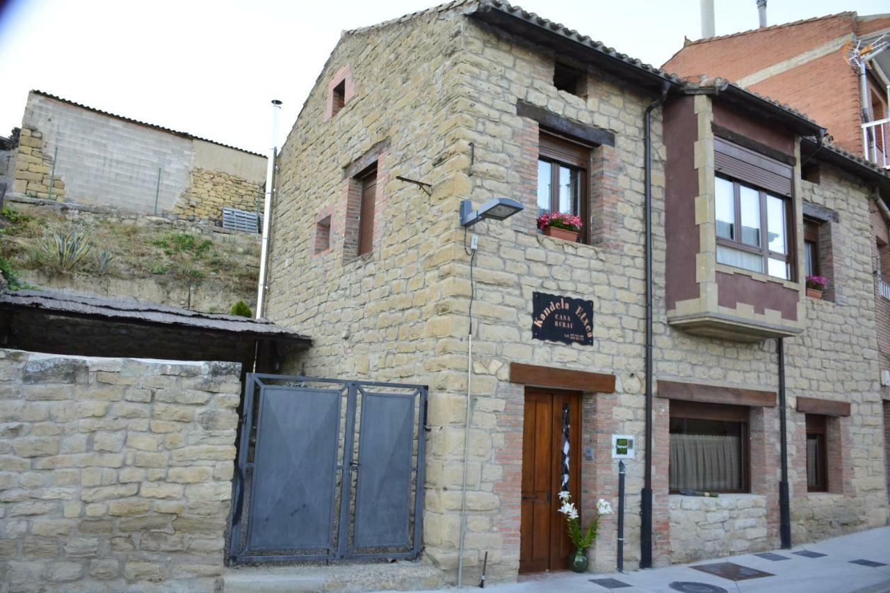 Casa Rural Kandela Etxea La puebla de Labarca ภายนอก รูปภาพ